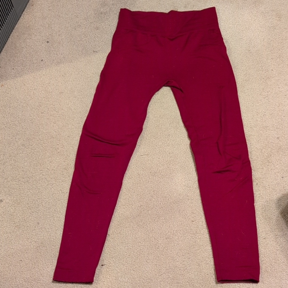 New Mix Red Lined Leggings
